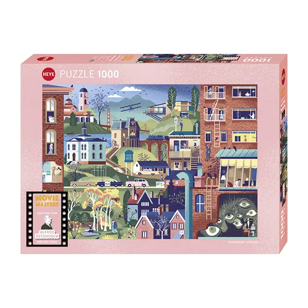 پازل 1000 تکه HEYE طرح فیلم‌های هیچکاک «Hitchcock Films»