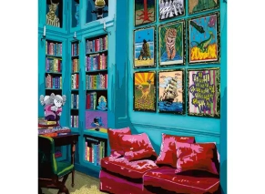 پازل 1000 تکه HEYE طرح اتاق با مبل قرمز