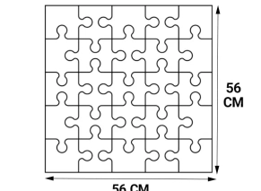 پازل 1000 تکه ابعاد مربع هه یه