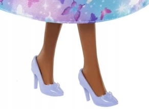 کفش های پاشنه بلند عروسک باربی پرنسس با موی بنفش