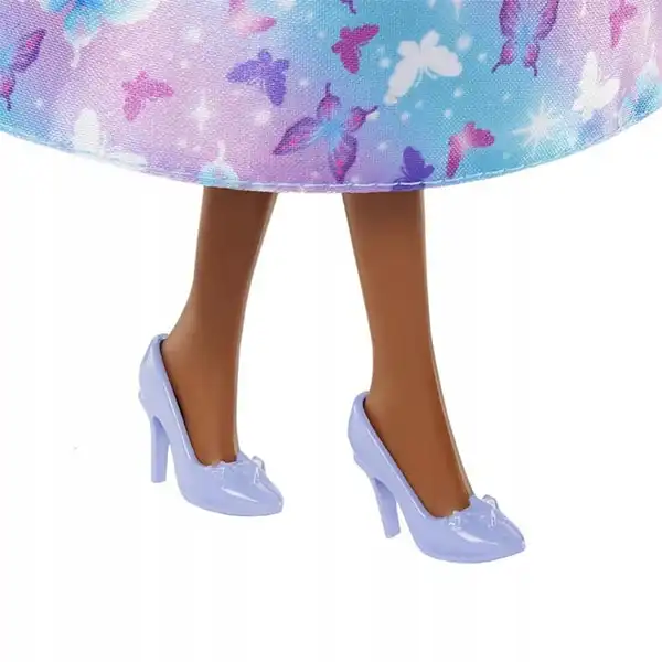 کفش های پاشنه بلند عروسک باربی پرنسس با موی بنفش