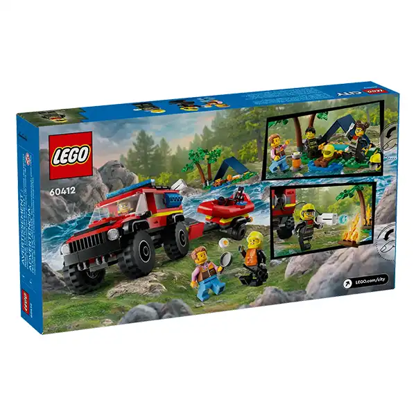 جعبه لگو سیتی مدل 60412 ماشین آتشنشانی