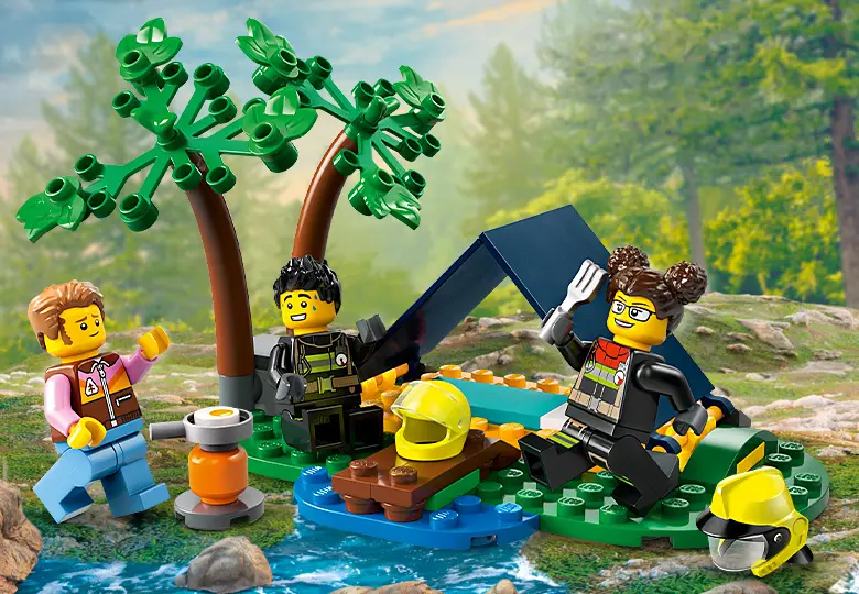 لگو سیتی مدل 60412 ماشین آتشنشانی کمپینگ