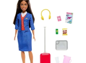 اکسسوری عروسک باربی 30 سانتی مهماندار هواپیما