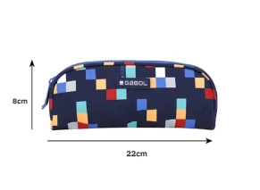 سایز جامدادی دو زیپ گابل مدل CUBIK