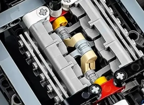 موتور 6 سیلندر لگو تکنیک مدل 42096 ماشین پورشه 911 اسپرت RSR