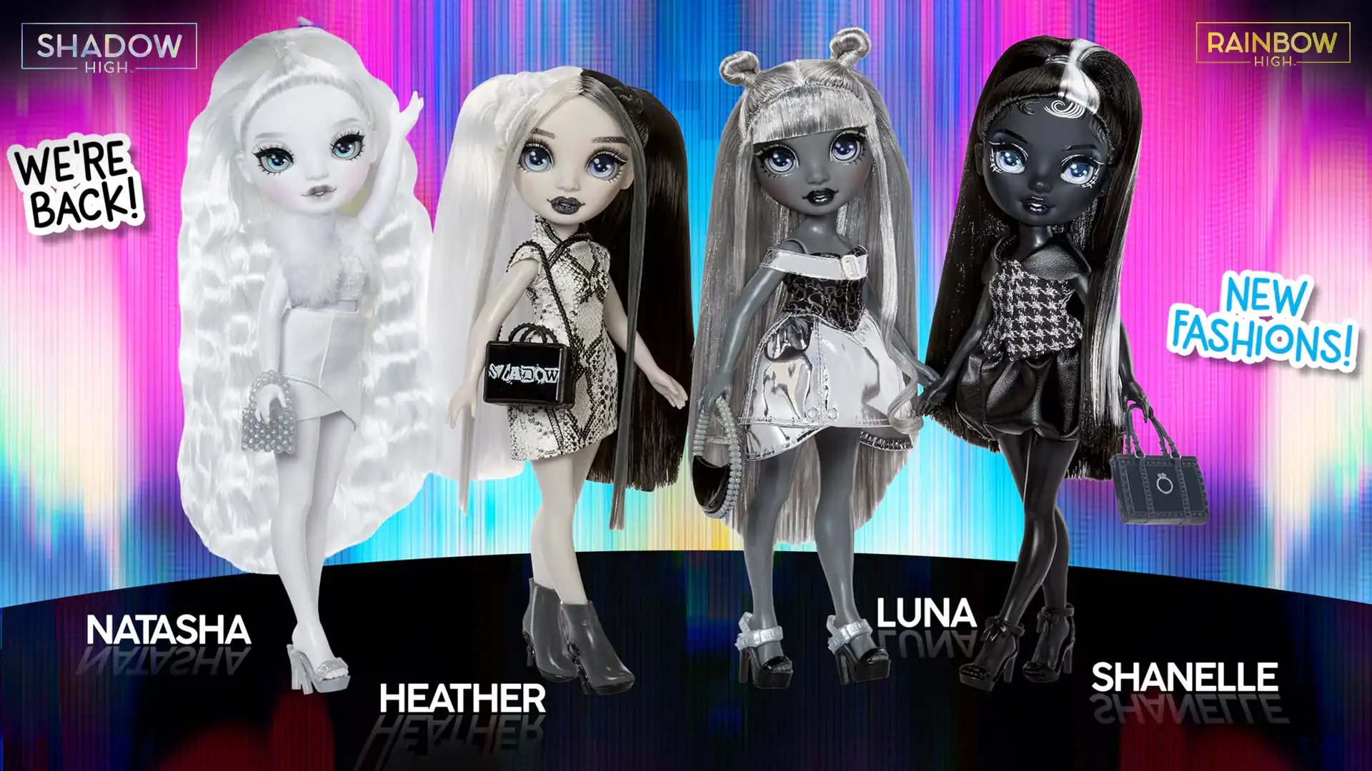 خرید عروسک های برند Rainbow High سری Shadow High