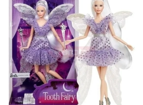 خرید عروسک پری بالدار باربی با عصای جادویی Tooth Fairy