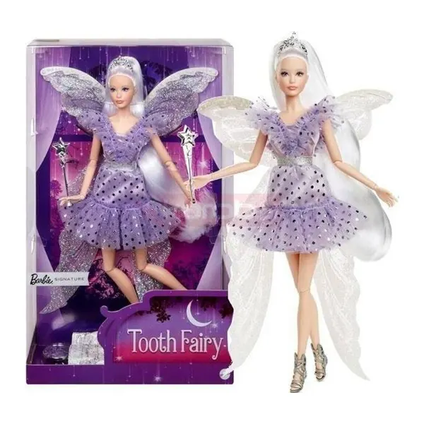 خرید عروسک پری بالدار باربی با عصای جادویی Tooth Fairy