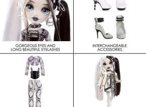 خرید عروسک Rainbow High سری Shadow مدل Heather Grayson