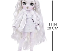 قد عروسک رنگین کمانی سری Shadow مدل Natasha Zima حدود 28 سانتی متر