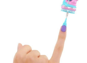 ناخن چسبی بنفش رنگ عروسک ال او ال سورپرایز سری OMG
