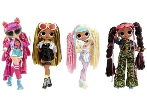 دوستان عروسک فشن LOL Surprise سری OMG مدل Roller Chick دختر عروسکی اسکیت سوار