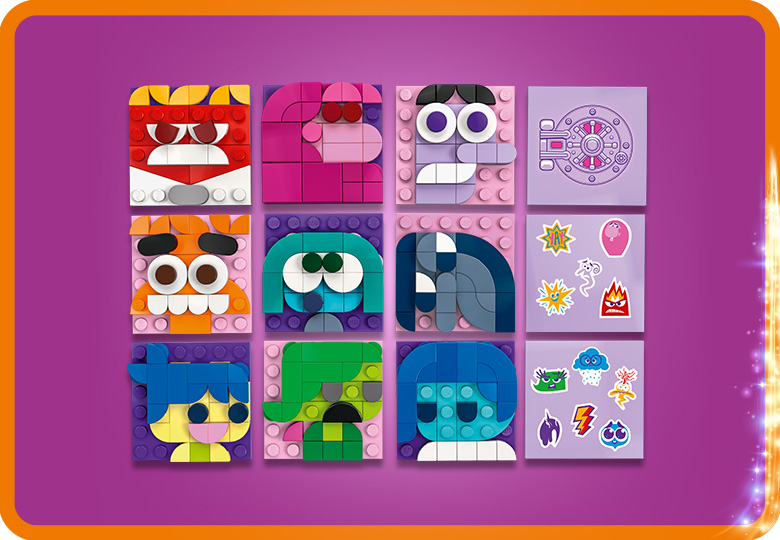 پلیت های احساسات لگو دیزنی مدل 43248 مکعبهای احساسات