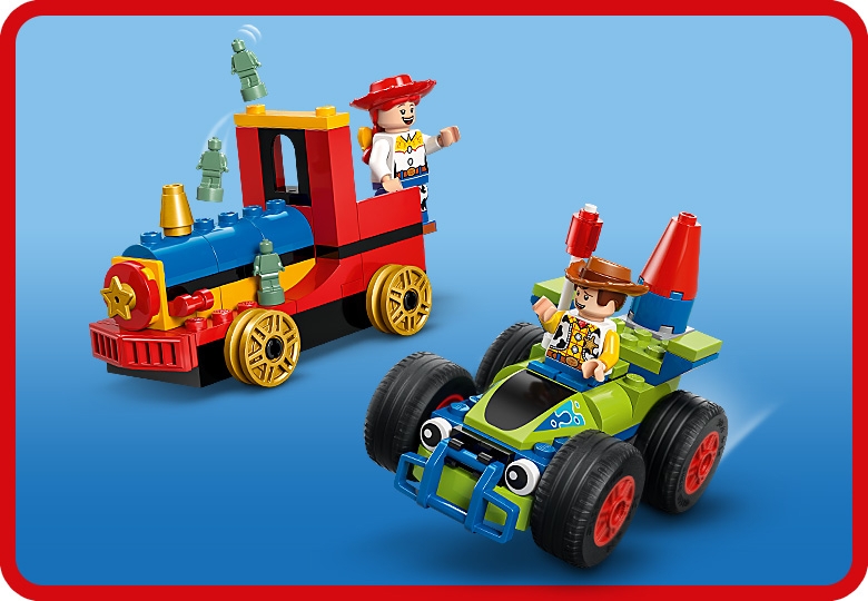 معرفی لگو دیزنی مدل 43264 جشن قطار و ماشین کنترلی داستان اسباببازیها