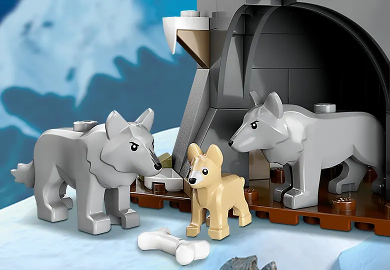 بنر کشف غار قطبی در لگو 60471 سیتی