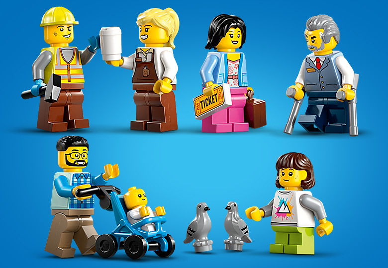 بنر مینی دال های لگو سیتی کد 60469