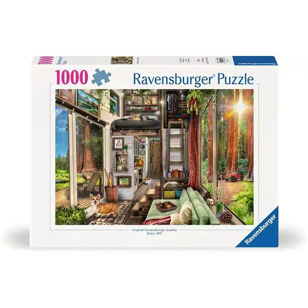 پازل 1000 تکه خونه نقلی جنگلی رونزبرگر