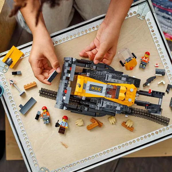 محتویات داخل بسته Lego city yellow bulldozer