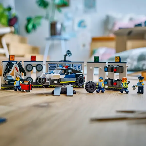 راهنما ساخت لگو گاراژ ماشین پلیس LEGO City