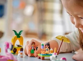 مدل لگو ساخته شده LEGO Friends Pool party with unicorn and flamingo 42658