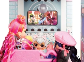 سینما خانگی بزرگ ست خانه عروسکی مدل Fashion House