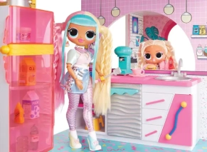 آشپزخانه مجهز کامل ساخته شده ست خانه عروسکی Fashion house