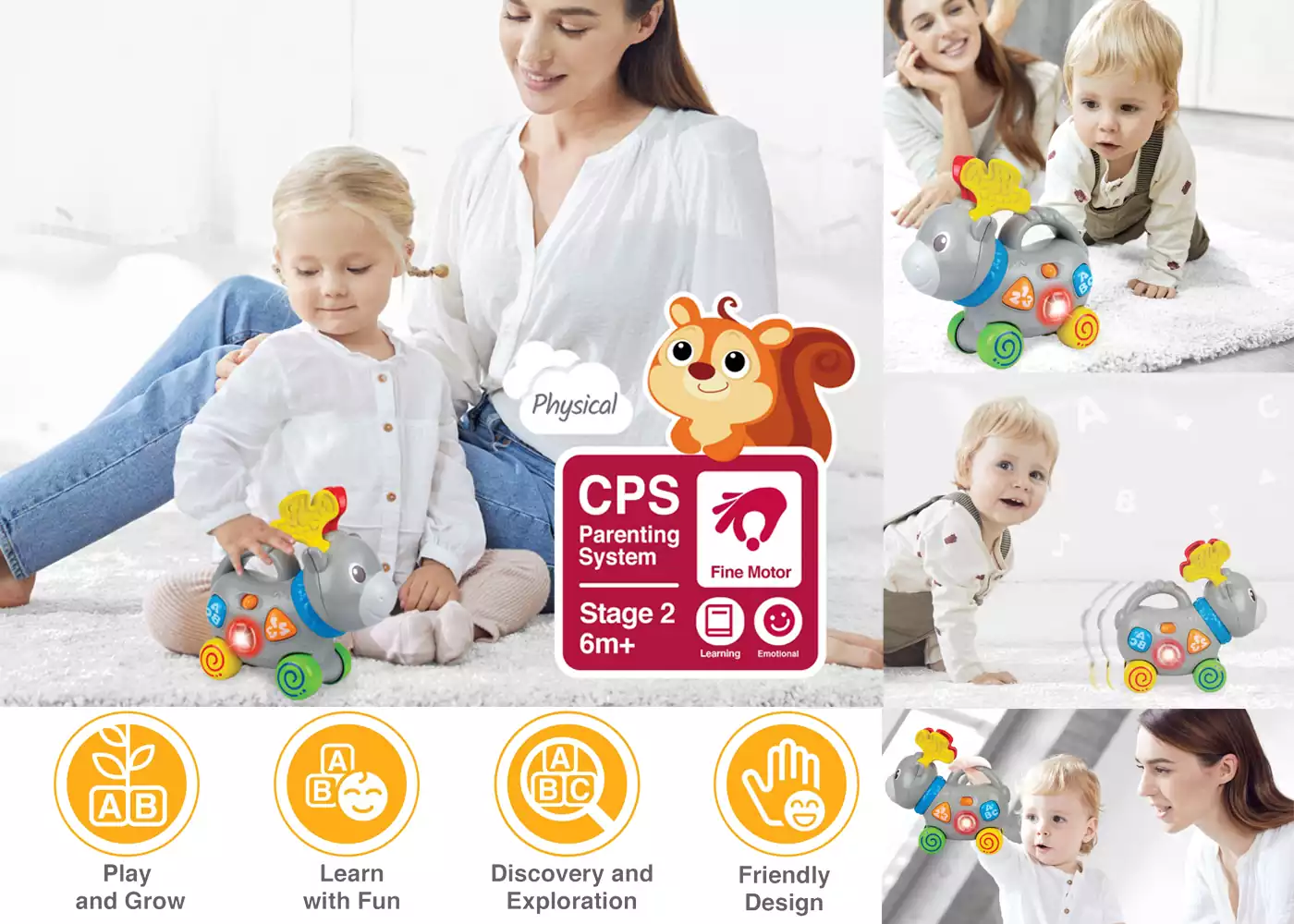 گوزن موزیکال با حرکت آرام وین فان winfun