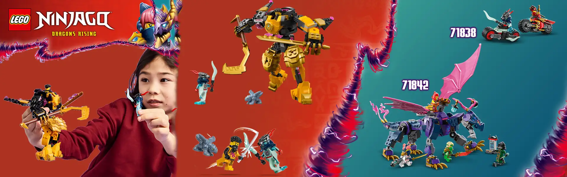 بنر اصلی Lego Ninjago Arin's spinjitzu battle mech 71839
