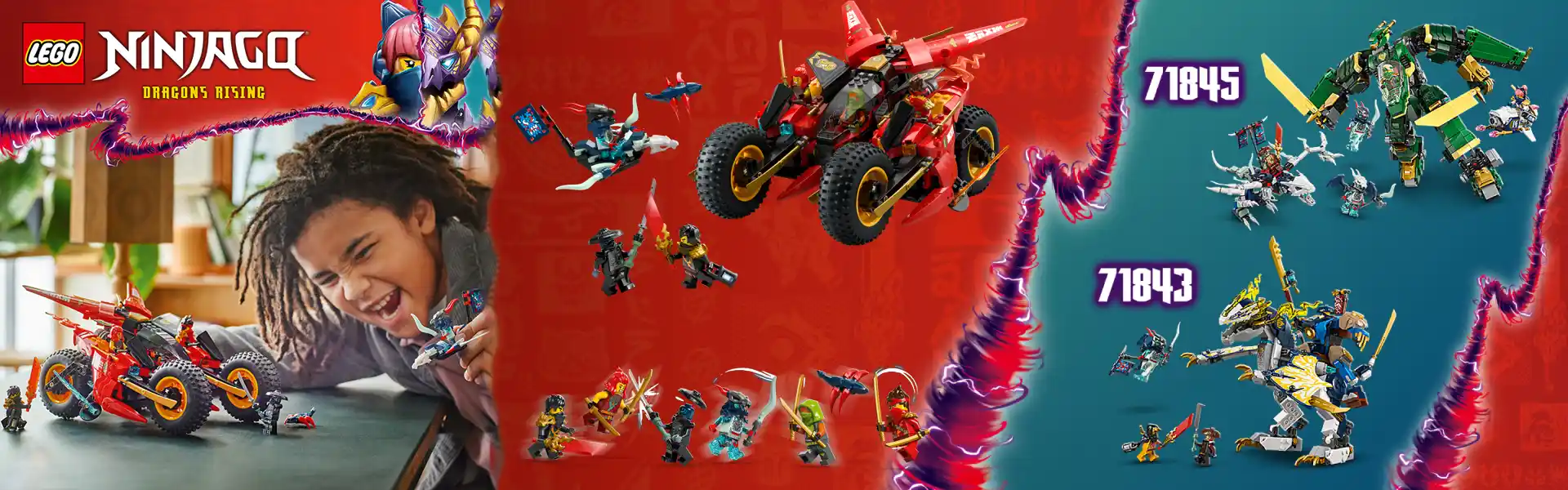بنر اصلی Lego Ninjago 71844 اورجینال