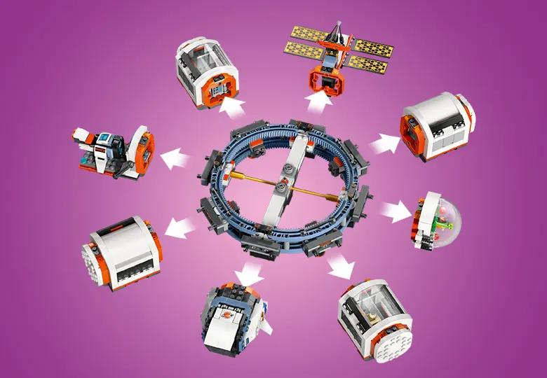 بنر حلقه فضایی لگو سیتی 60433