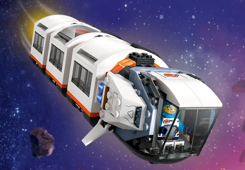 بنر قطار فضایی لگو سیتی 60433