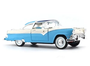 ماکت Ford Crown Victoria 1955 آبی برند Lucky Die Cast