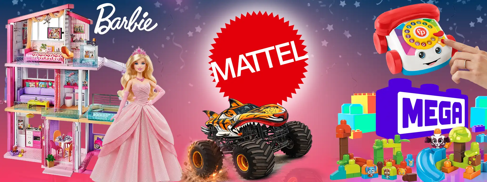اسباب بازی های برند متل mattel