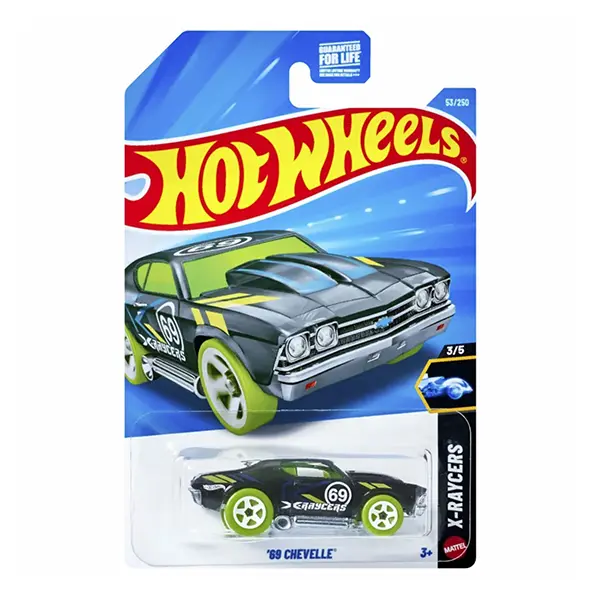 قیمت و خرید ماشین هات ویلز 69 Chevelle کد JJJ23 سری X-Raycers
