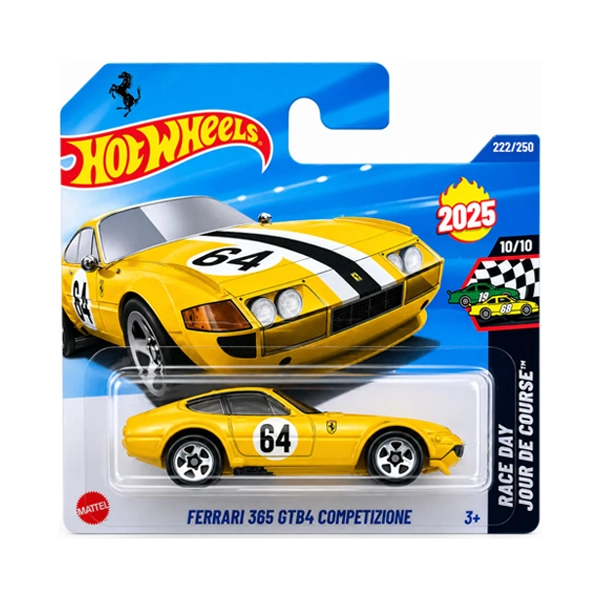 خرید ماشین هات ویلز مدل Ferrari 365 GTB4 Competizione کد JBC19 اصل