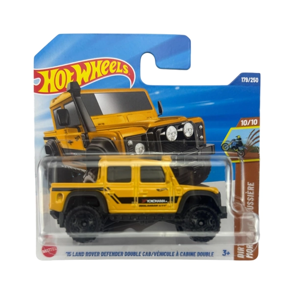خرید ماشین هات ویلز مدل 15 Land Rover Defender Double Cab کد JBC00 اصل