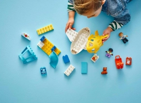 ساخت لگو دوپلو مدل 10443 اولین سفر هوایی در فرودگاه با Lego Builder