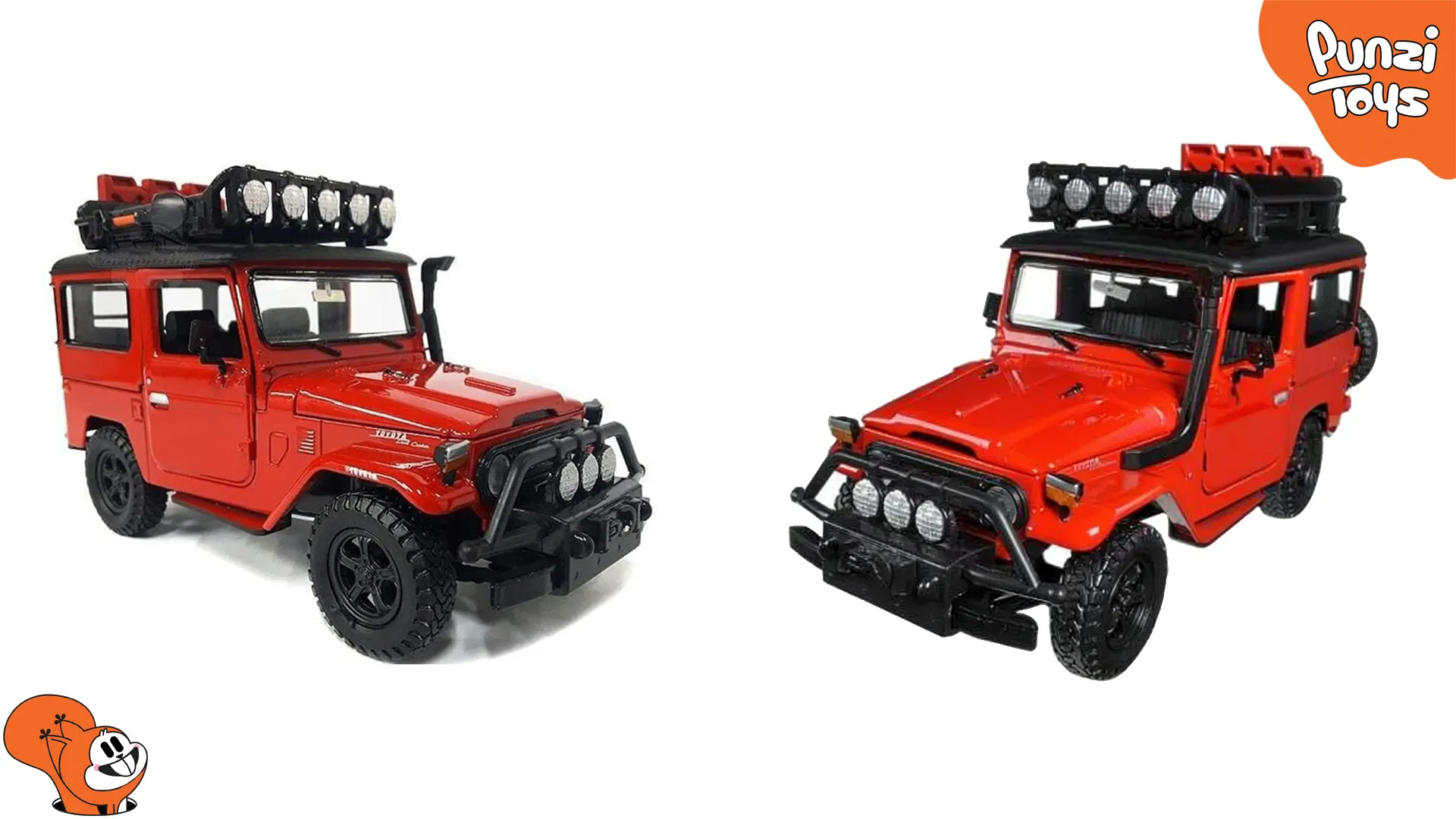 ماکت ماشین فلزی موتورمکس Motormax مدل 1:24 Toyota FJ40 Land Cruiser قرمز