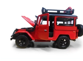 کاپوت ماکت ماشین فلزی موتورمکس Motormax مدل 1:24 Toyota FJ40 Land Cruiser