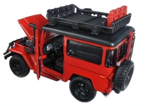 قیمت ماکت ماشین فلزی موتورمکس Motormax مدل 1:24 تویوتا افجی لندکروز قرمز