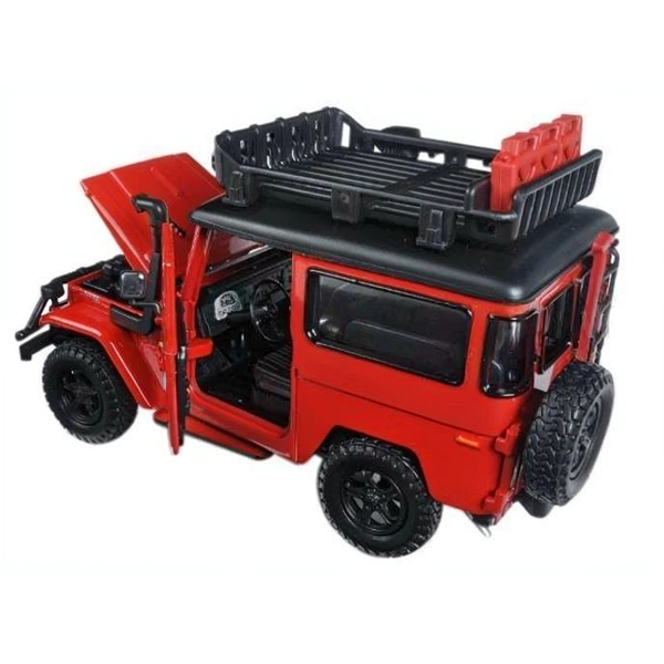 قیمت ماکت ماشین فلزی موتورمکس Motormax مدل 1:24 تویوتا افجی لندکروز قرمز