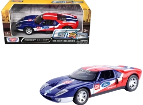 قیمت ماکت ماشین فلزی موتورمکس Motormax مدل 1:24 Ford GT Concept Racing فورد اصل