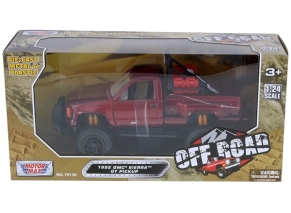 جعبه کلکسیونی ماکت ماشین فلزی موتور مکس Motormax مدل 1:24 Sierra GT Pickup Truck 1992 برای بالای 3 سال