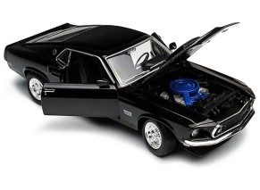 ماکت فلزی فورد ماستنگ Boss 429 مدل 1969 برند Welly کد 24067W در مقیاس 1:24