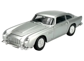 ماکت فلزی آستون مارتین DB5 مدل 1964 برند Welly کد 24101W در مقیاس 1:24 با طراحی کلاسیک و مناسب کلکسیون خودروهای تاریخی و بریتانیایی