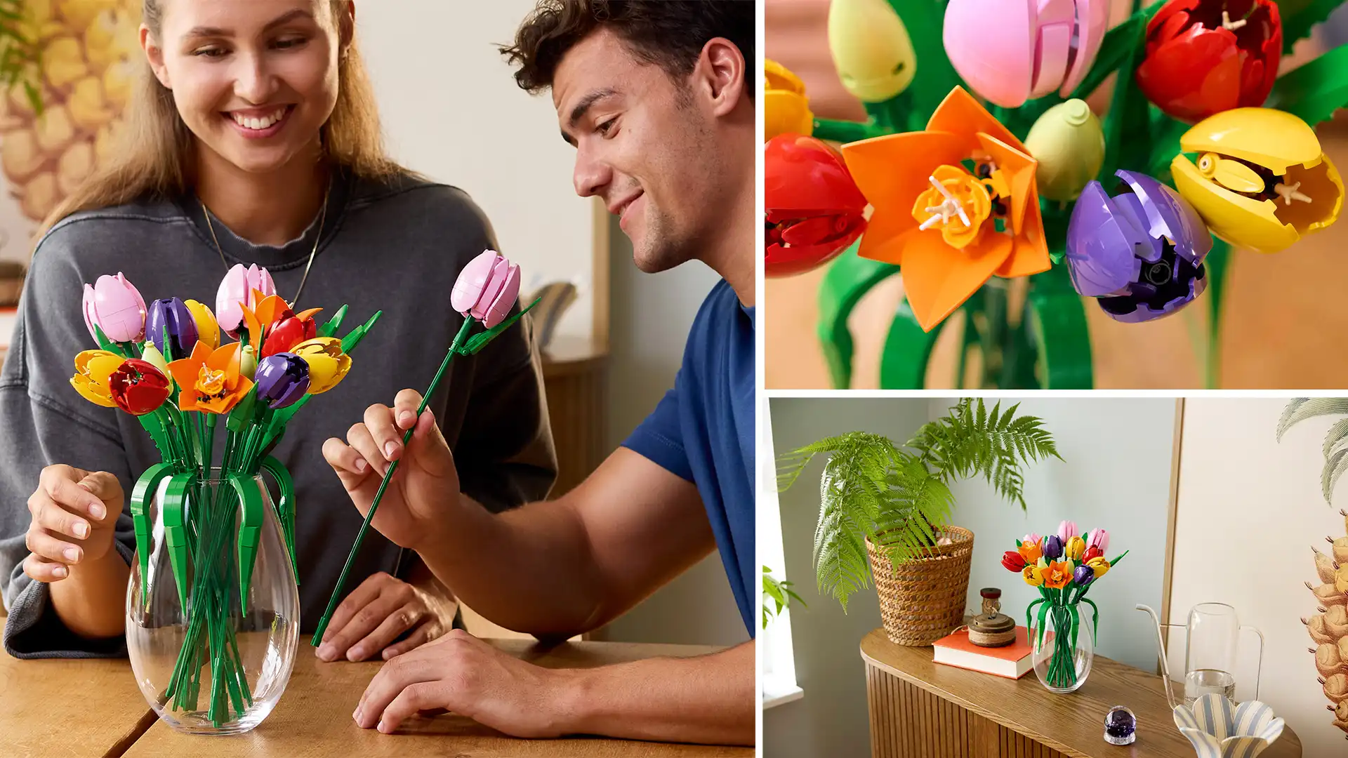 بنر اصلی LEGO Botanicals Tulip Bouquet