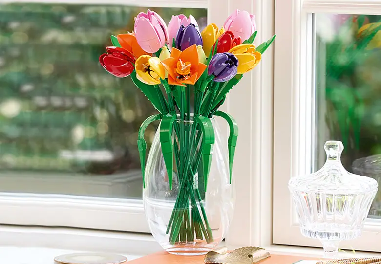 لگو گل همیشه بهار LEGO Botanicals Tulip Bouquet