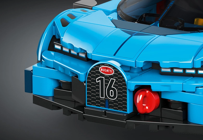 عکس لگو ماشین LEGO SPEED Champions Bugatti Vision Gran Turismo مشابه خودرو واقعی