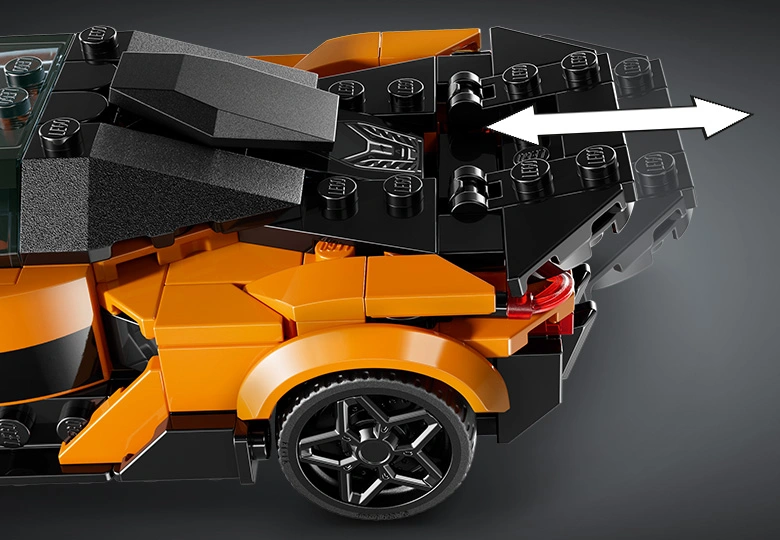 عکس جزئیات LEGO SPEED Mclaren W1
